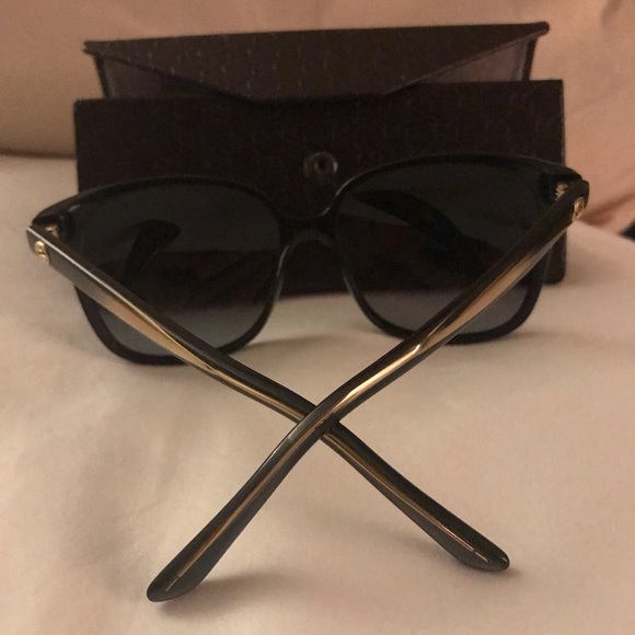 NEW! Gucci Sunglasses - Black with Gold main image 5